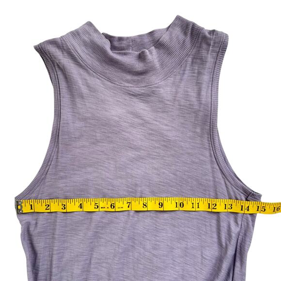 NATION LTD MARGOT TURTLENECK TANK DRESS FRENCH VIOLET WOMEN SIZE SMALL - Picture 12 of 14